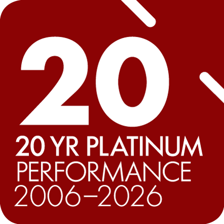 Super Review award: 20 year platinum performance